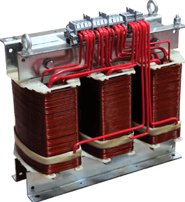 Three-phase circuit separation transformers