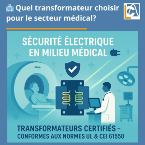 Choix de transformateur pour secteur médical et équipements critiques