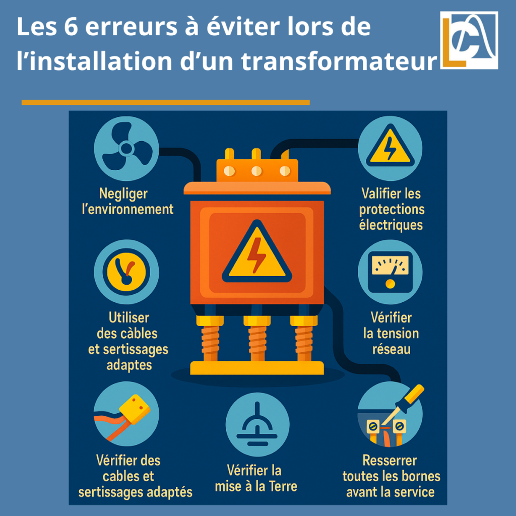 6 erreurs à éviter lors de l’installation d’un transformateur électrique