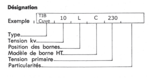 Transformateur d'Allumage 230V / 2 x 6000V